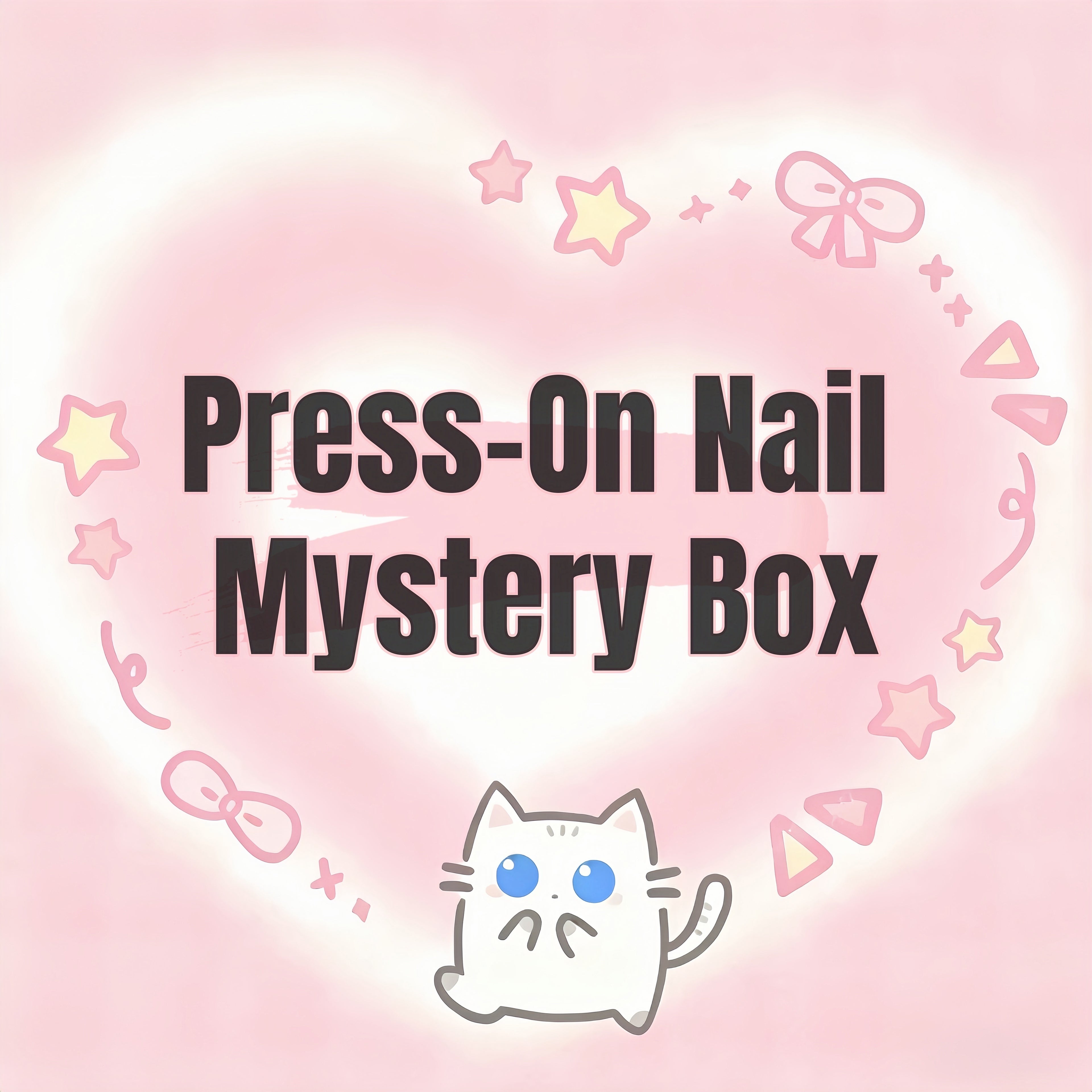 Pressed-on Nail Blind Box,wish number and size(three size)