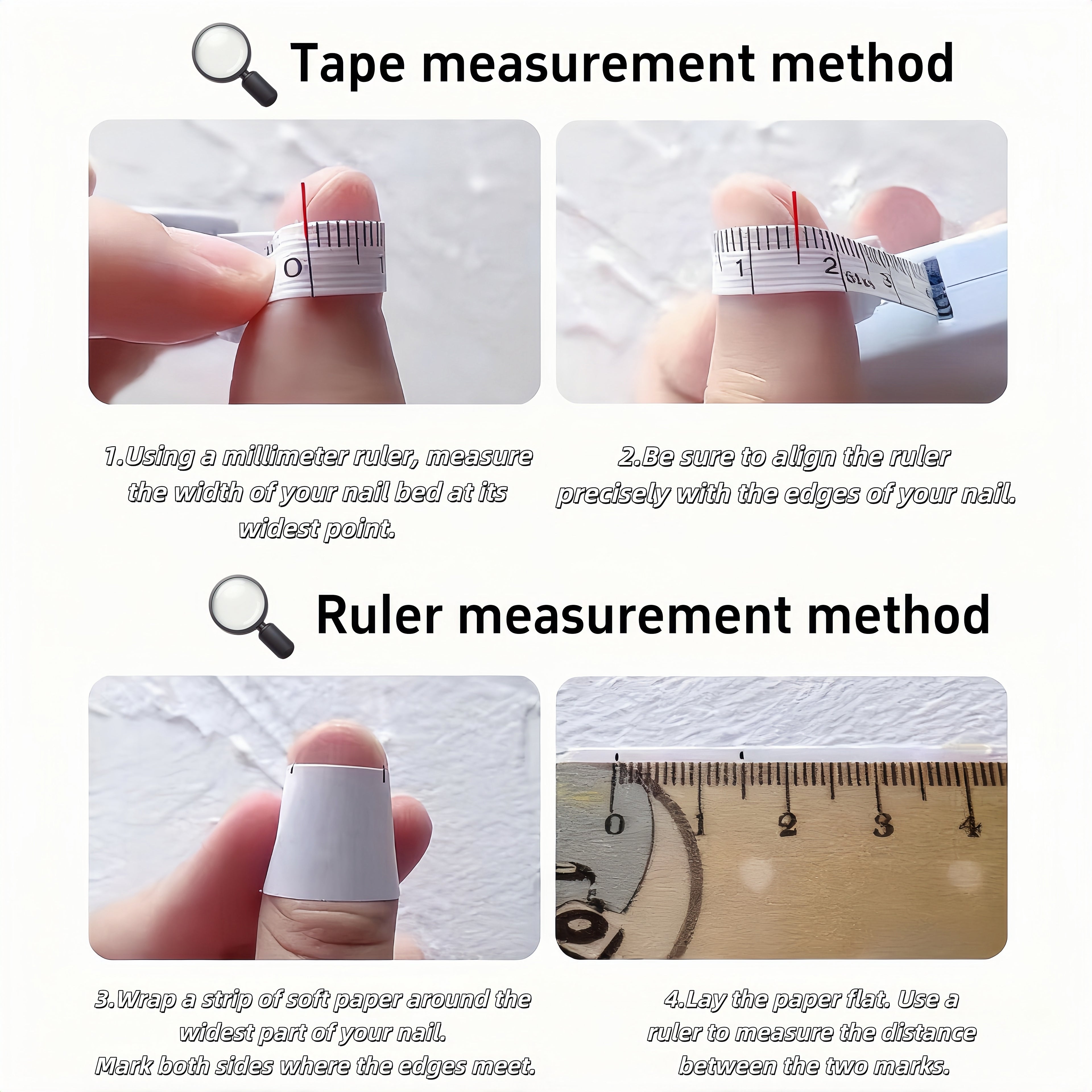 Pressed-on Nail Blind Box,wish number and size(three size)